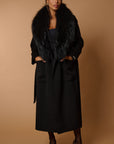 Drama luxury coat black