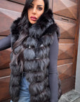 Gilet in volpe germana