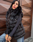 Gilet in volpe germana
