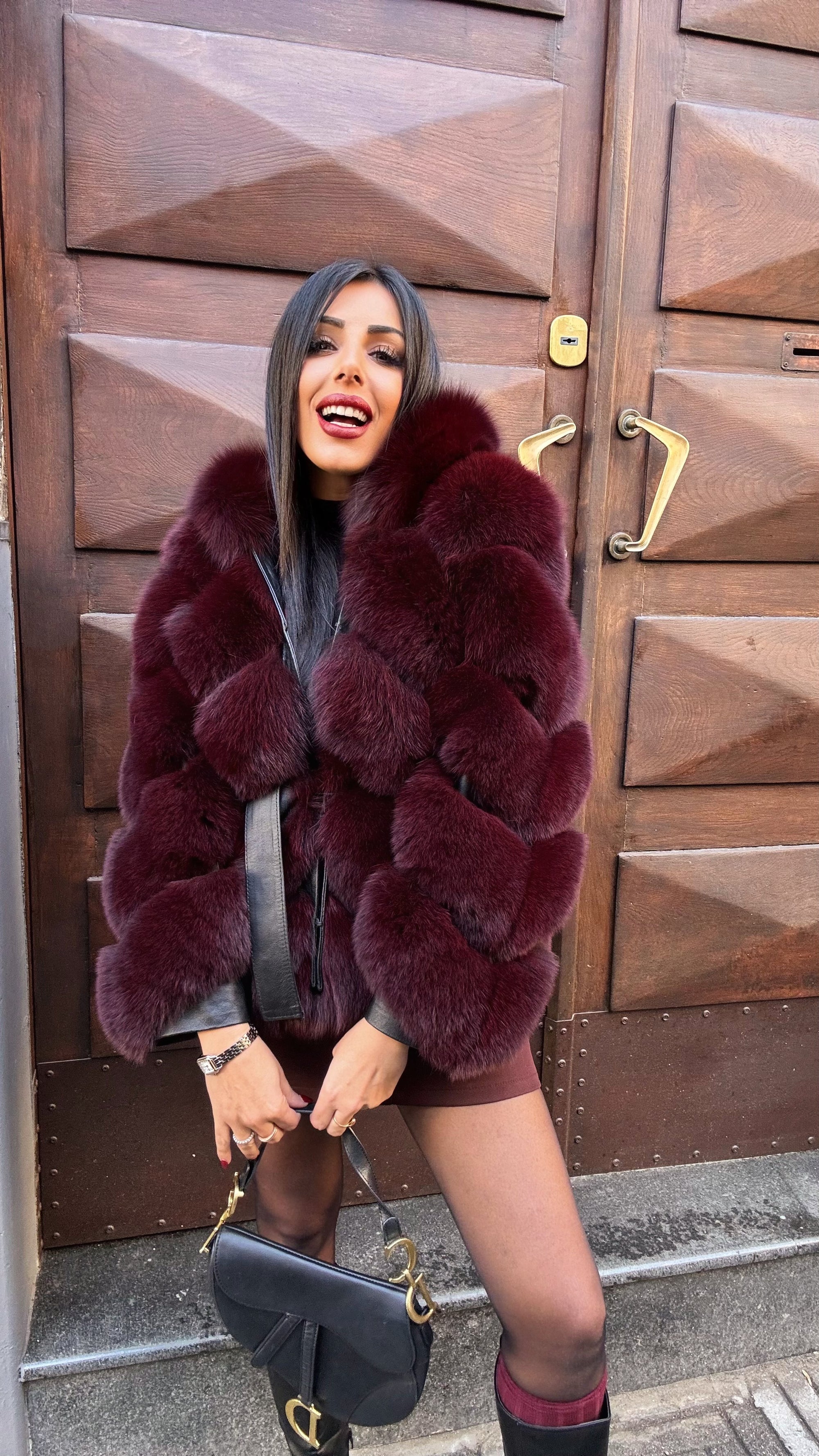 Volpe peony burgundy luxury collection