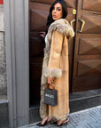 Cappotto in renna e interno in volpe Penelope