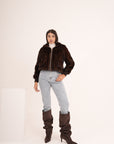 Bomber in visone AMALY