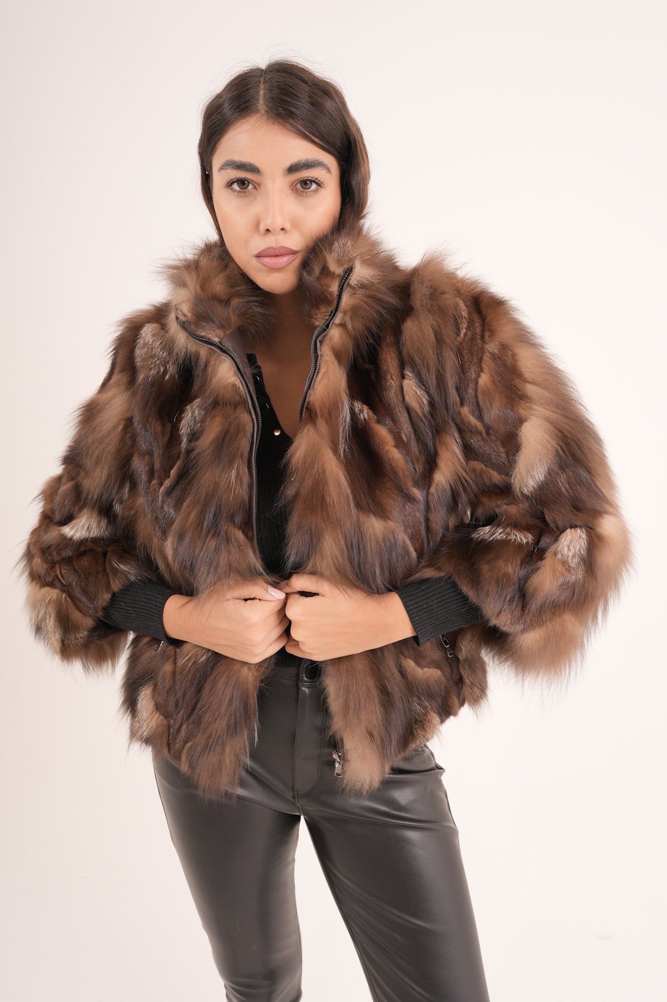 Bomber in volpe choco
