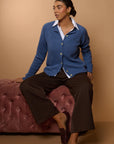 Cardigan pull Diana lana e CASHMERE