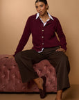 Cardigan pull Diana lana e CASHMERE
