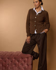 Cardigan pull Diana lana e CASHMERE