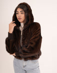 Bomber in visone AMALY