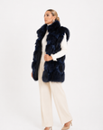 Gilet volpe lillà