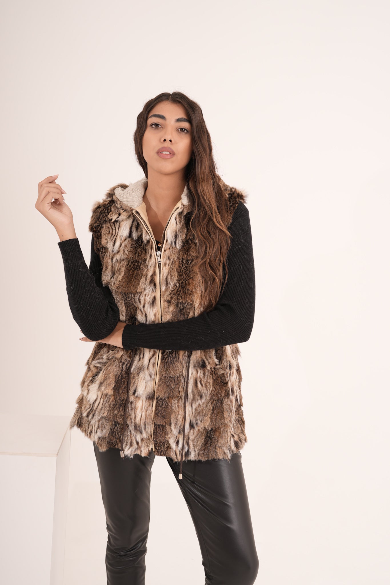 Gilet in lapin Nora