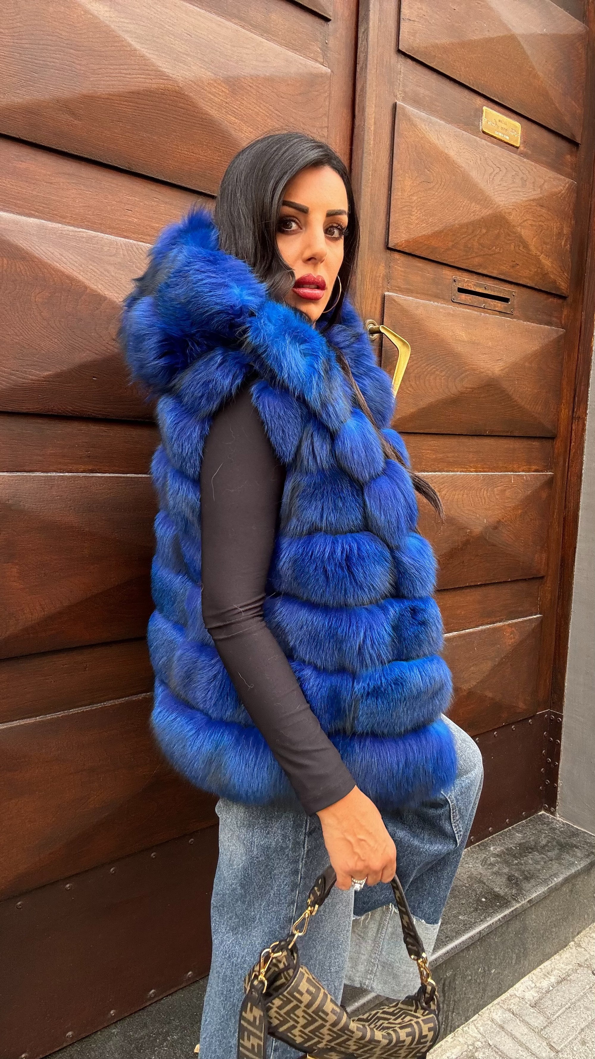 Gilet in volpe Milano