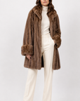 Visone margot cappuccio removibile Luxury