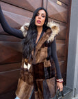 Gilet in visone Cris