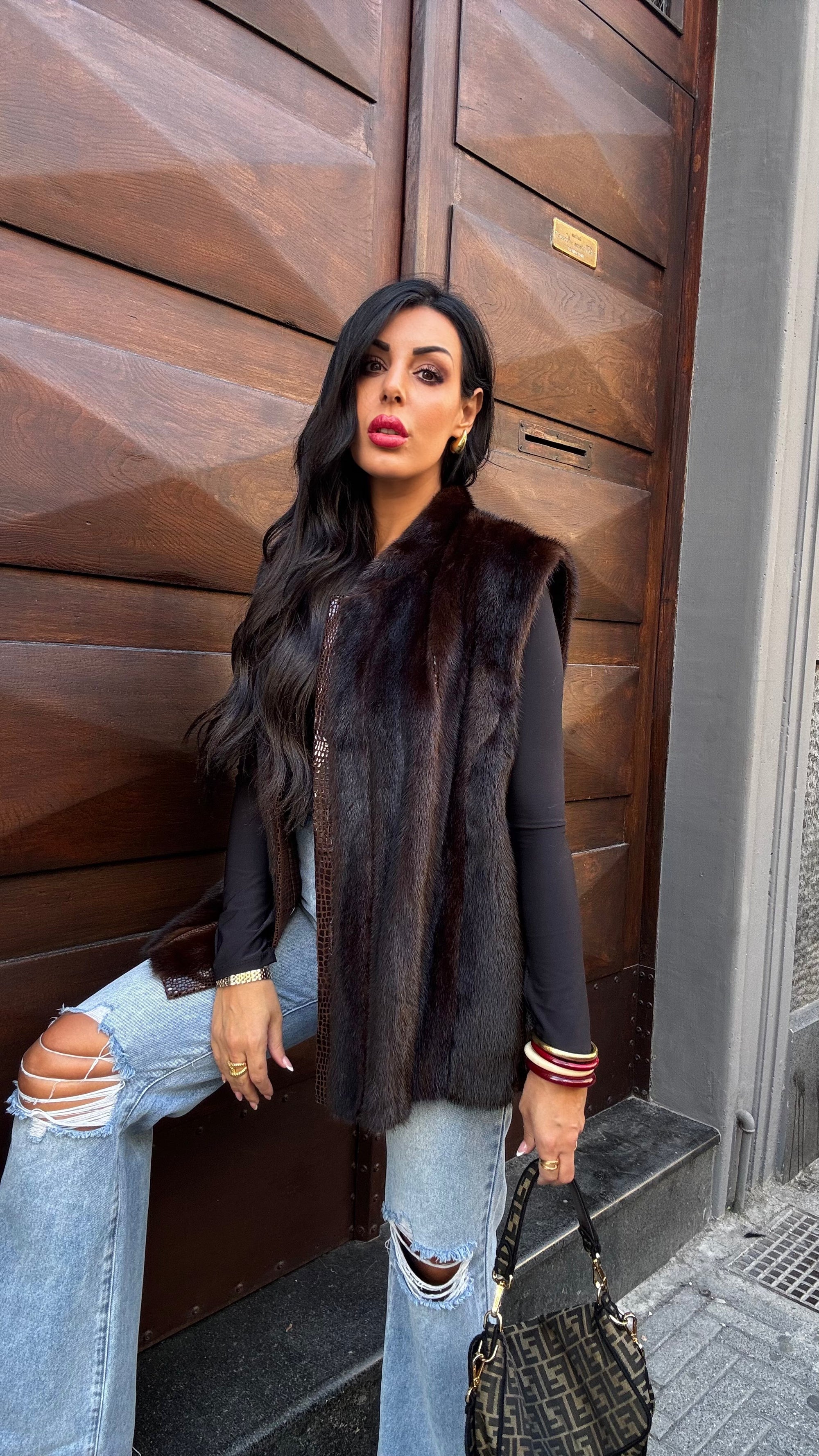 Visone gilet POLX