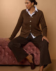 Cardigan pull Diana lana e CASHMERE