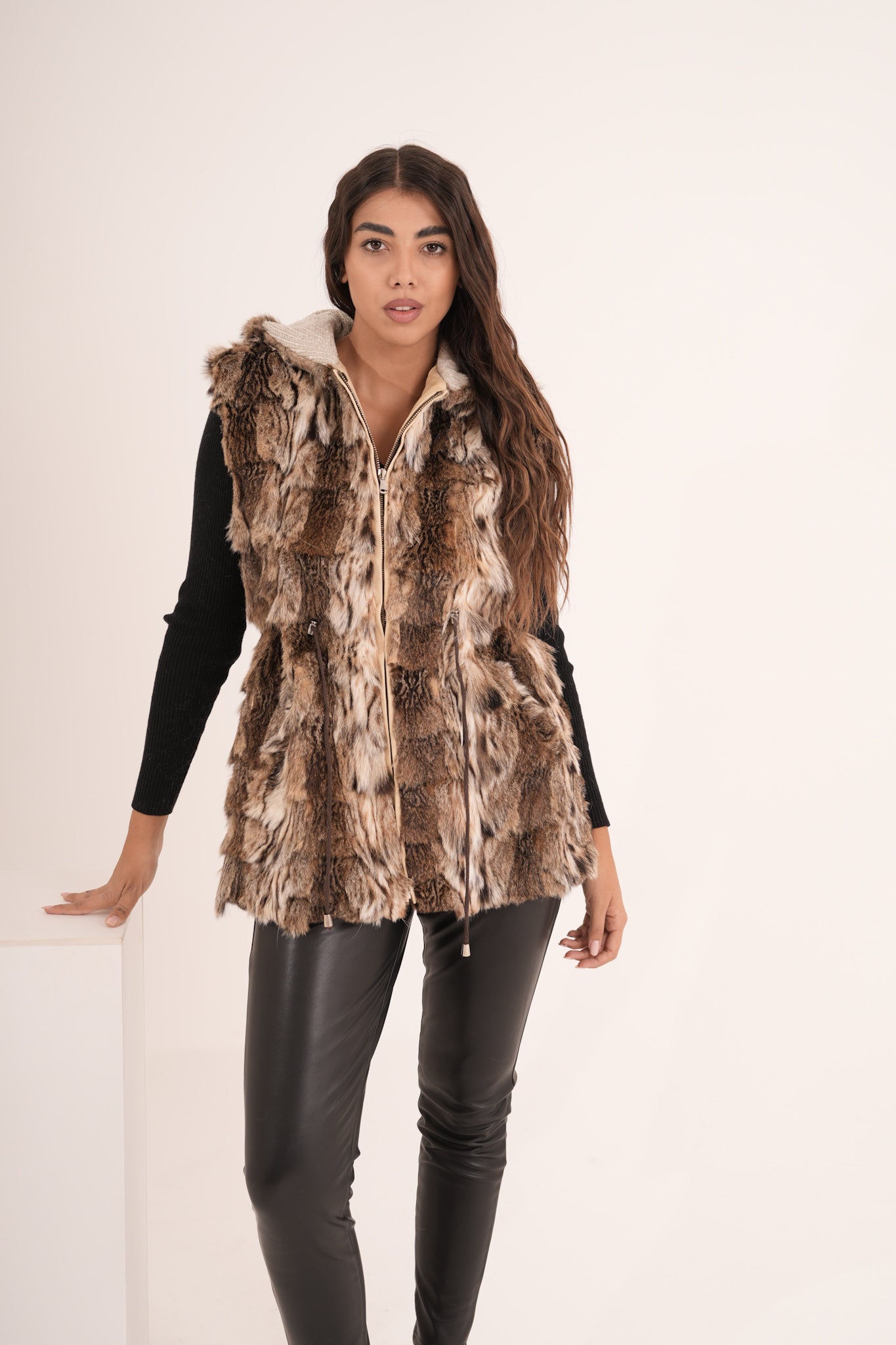 Gilet in lapin Nora