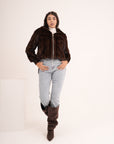 Bomber in visone AMALY