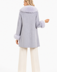 Cappotto baronetto bordi volpe