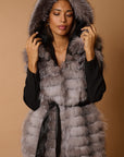 Gilet volpe leonie argento