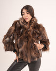 Bomber in volpe choco
