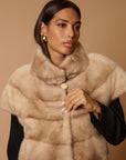 Gilet visone vanità luxury