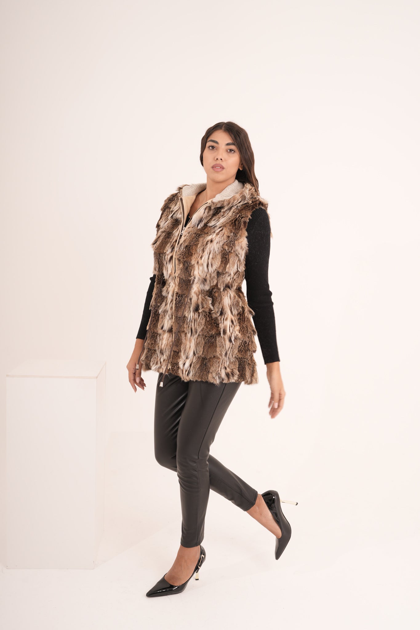 Gilet in lapin Nora