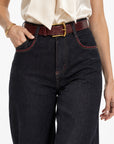 Jeans STACY dettagli bordeaux