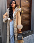 Cappotto in renna e interno in volpe Penelope