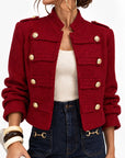 Blazer “finanziera” twid rossa