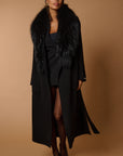 Drama luxury coat black