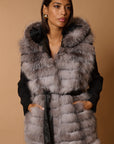 Gilet volpe leonie argento