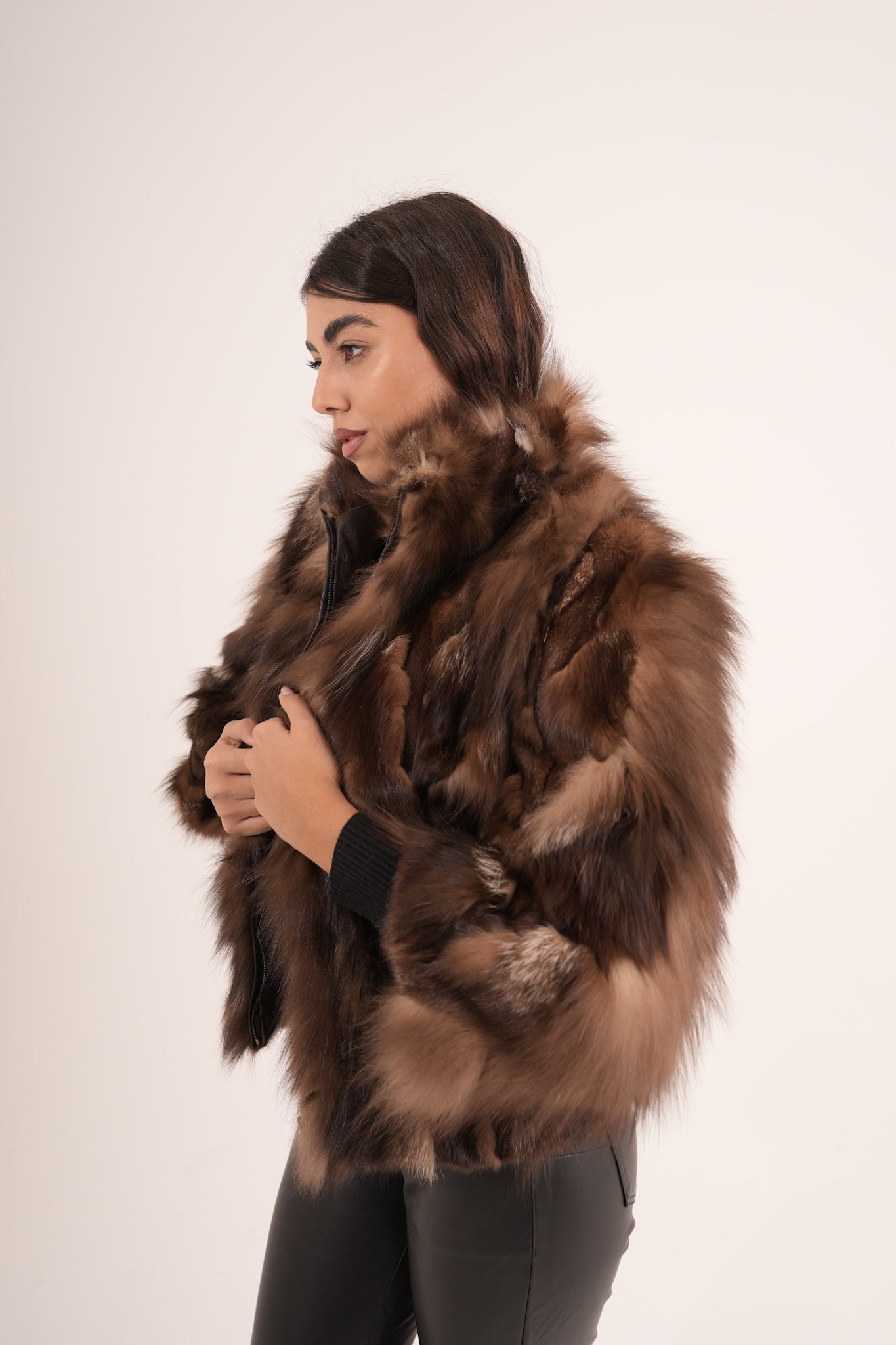 Bomber in volpe choco