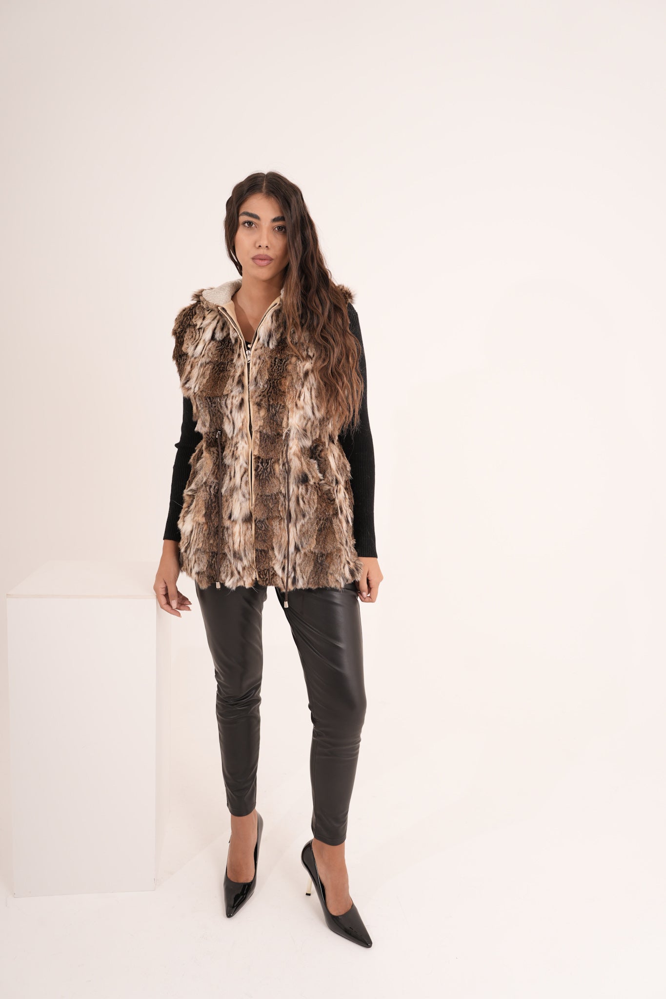 Gilet in lapin Nora