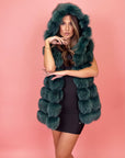 Gilet in volpe green