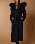 Dianne luxury coat blue