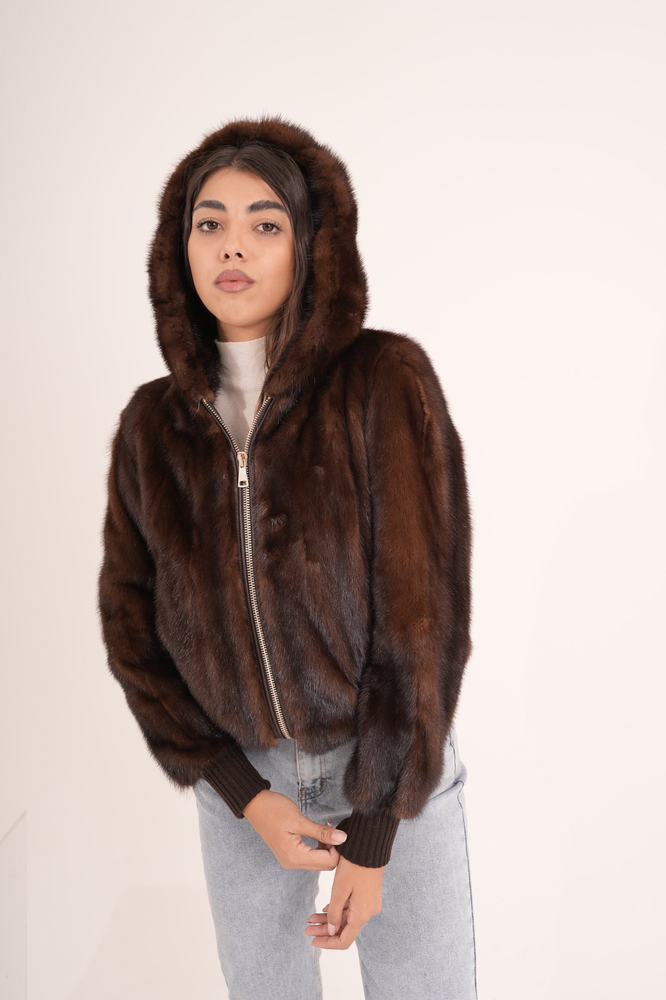 Bomber in visone AMALY