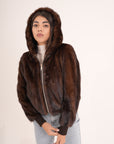 Bomber in visone AMALY