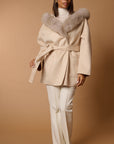 CUVE’ Luxury COAT wool & CASHMERE