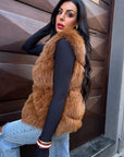 Gilet in volpe lamy
