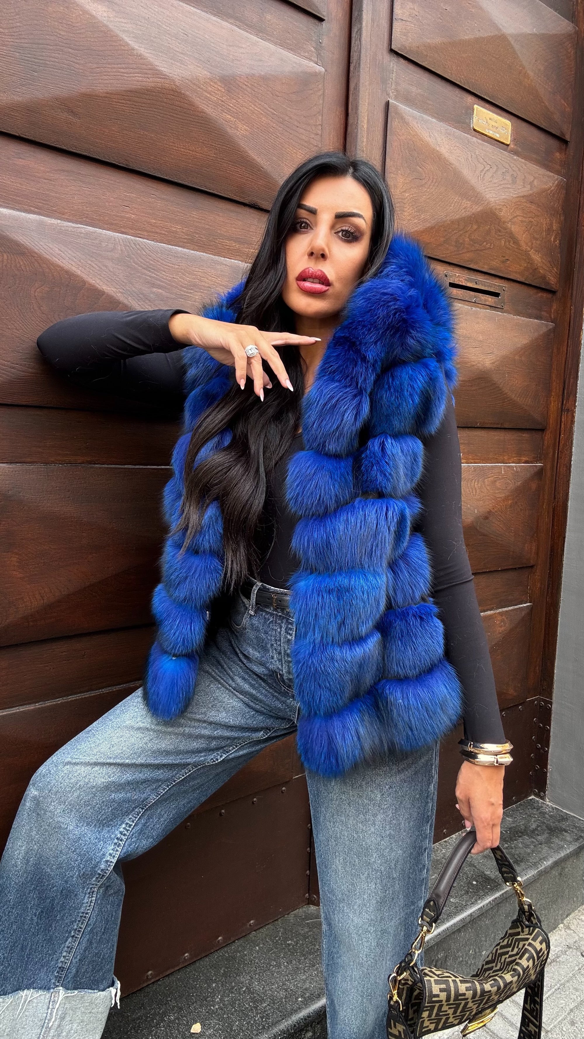 Gilet in volpe Milano
