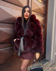Volpe peony burgundy luxury collection