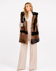 Gilet visone pach Novara