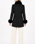 Cappotto stacy con volpe