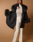 DIVA LUXURY CAPE grey