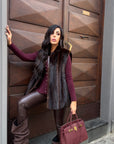 Gilet in visone premium