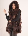 Gilet in volpe Brown mood