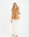 Gilet visone Tiziana