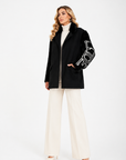 Blazer manica visone