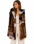 Gilet visone pach Arvelia