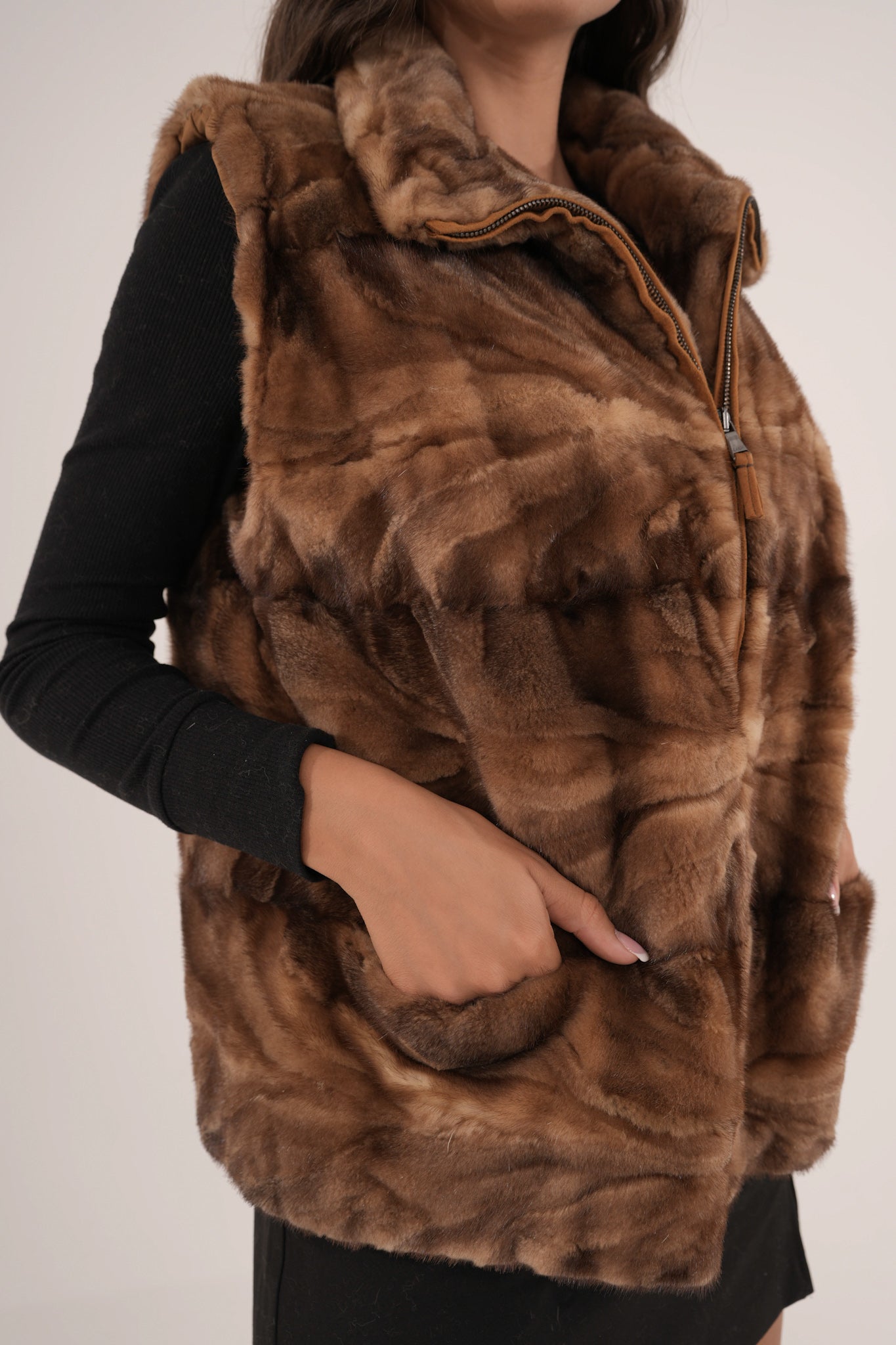 Gilet Ludovica blush