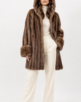 Visone margot cappuccio removibile Luxury